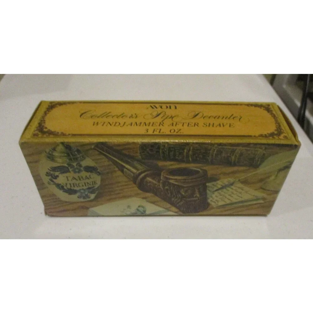 Avon Collector's Pipe Decanter Windjammer Aftershave NEW